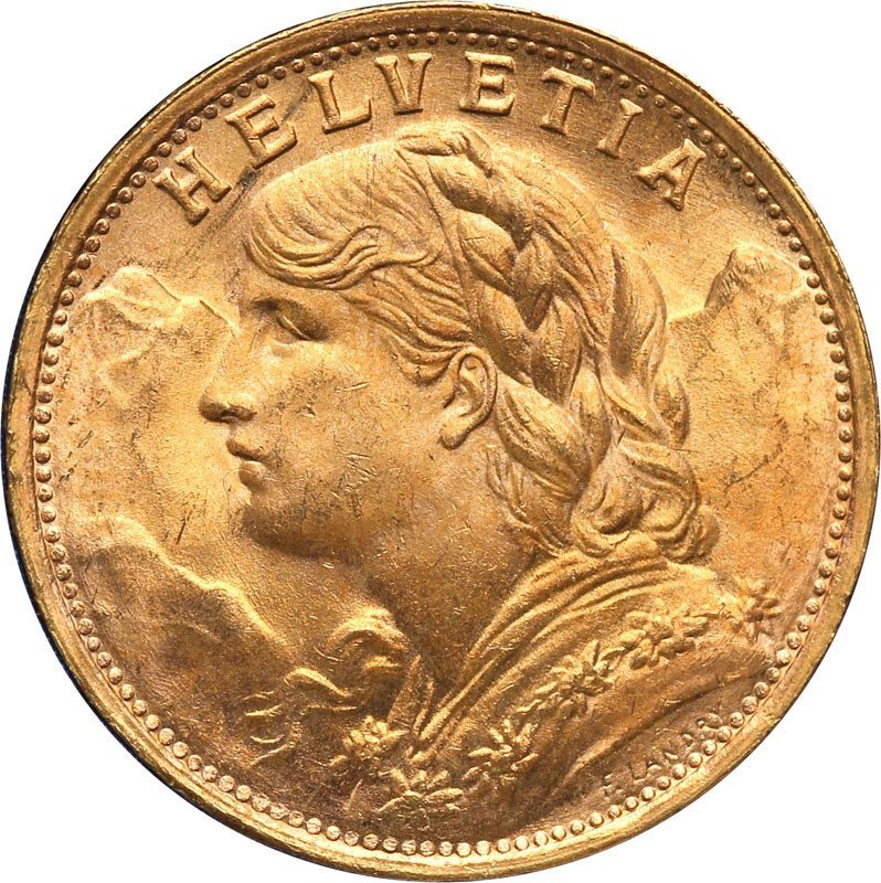 Szwajcaria 20 franków szw. 1947 st.1